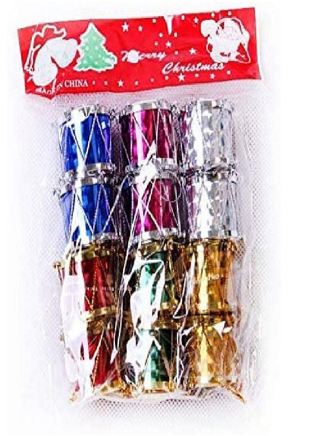 جيرينك طبل بلاستيك لتزيين شجرة 12 قطعة - Image 2