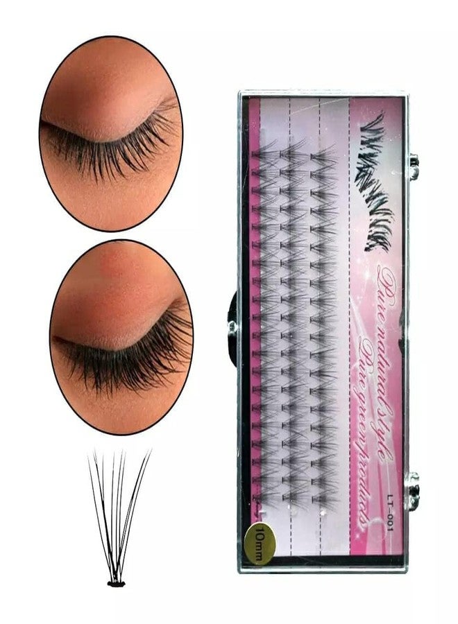 Ruby Face RUBYFACE Eyelash Extension, False Eyelash,Individual Lashes,Natural & Lightweight - 60pcs (10mm) MULTICOLORS - Image 3