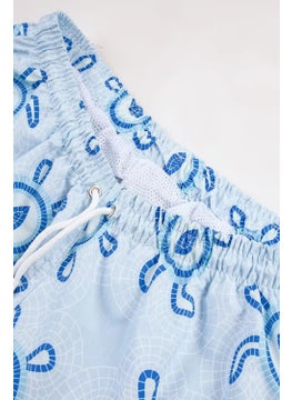 Gold Class Kidswear Turtle Printed Drawstring Lined Boys Swim Shorts  - Image 5
