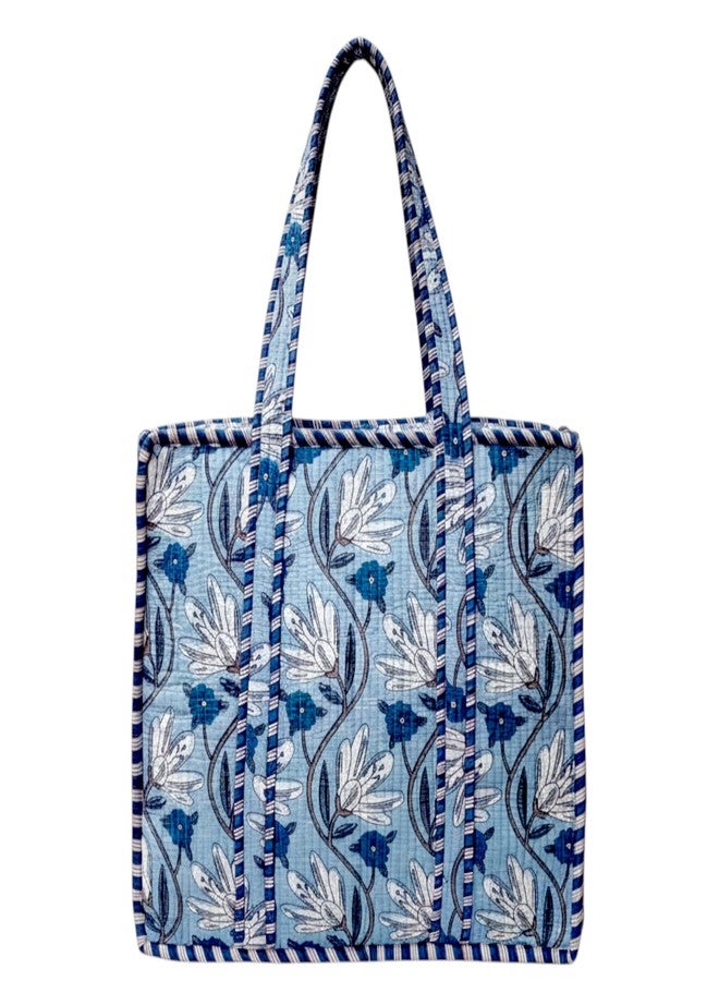 COTSILER Tote Bags Women Lightweight Travel Bag Purse Cotton Shoulder Tote Bag For Shopping Grocery & Beach Bag, Design No 29, Large - Image 1