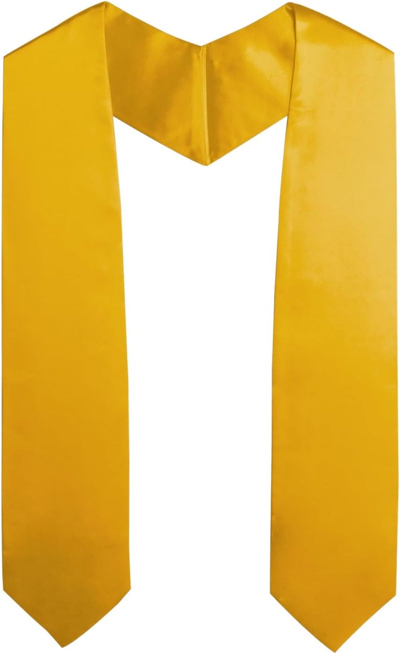 SAMDEEMI Unisex Adult Plain Graduation Stole Sash 60" long - Image 1