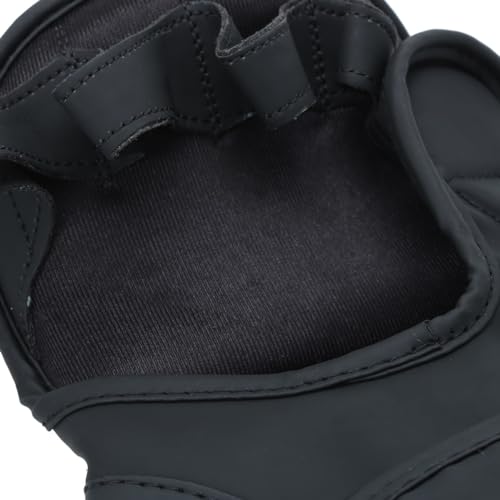 XPEED Striking Grappling Gloves XP1504, PU Leather Training Gloves for Martial Arts, Combat Sports & Sparring – Wrap-Around Hook and Loop Closure, Size L/XL, Orange - Image 3