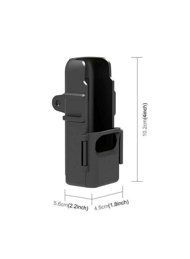 PULUZ PU898B Expansion Adapter Camera Extenion Bracket Mount with Cold Shoe Mount Action Cam Mount & 1/4in Screw Hole Compatible with DJI Osmo Pocket 3  - Image 3