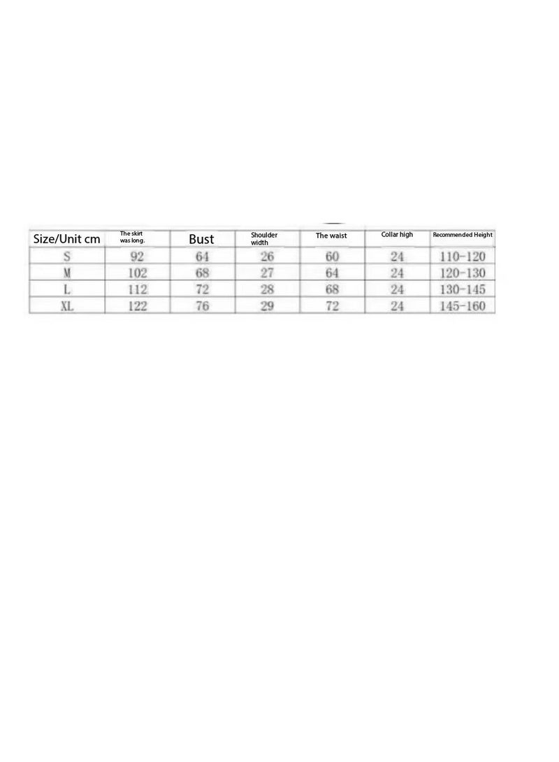 CityRiya-Long Girls Vampire Costume, Girl Vampire Dress, Children's Vampire Costume for Halloween Carnival Theme Party Dracula Cosplay（L） - Image 2