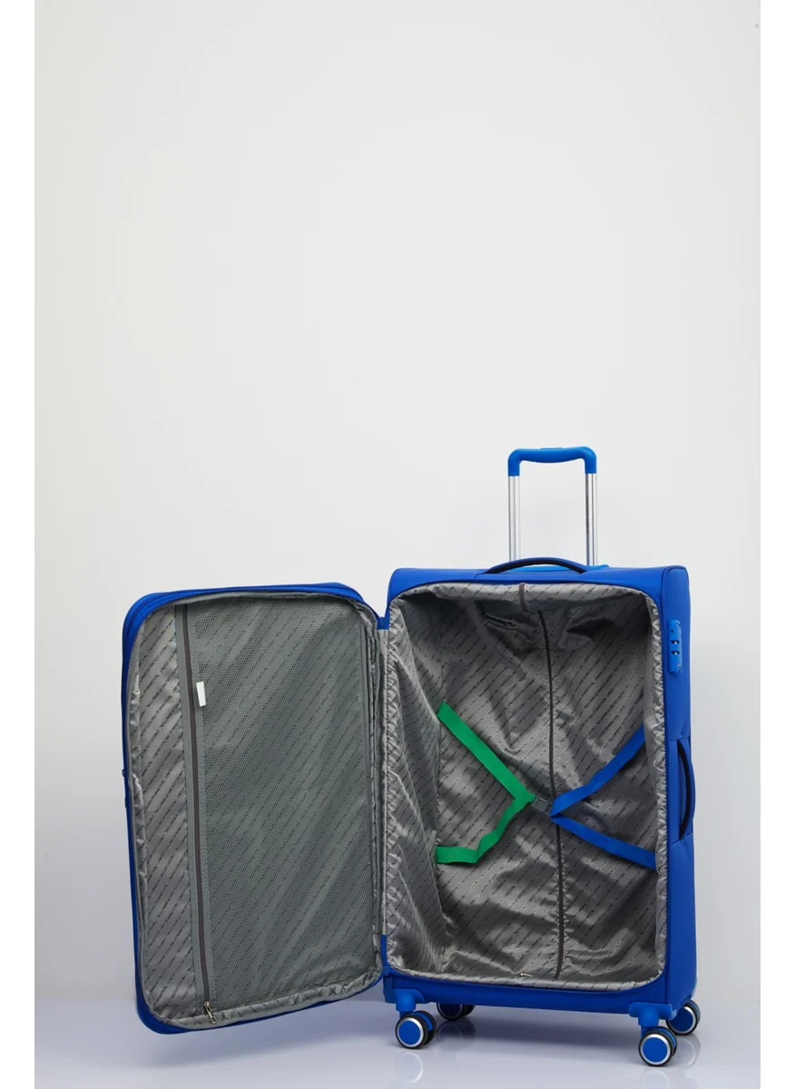 Benetton Trolley 60 cm Blue Suitcase