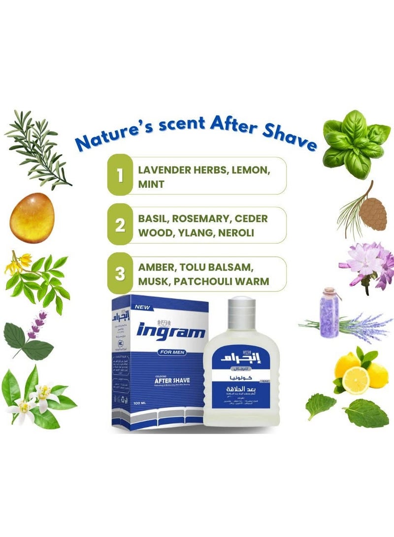 إنجرام أفتر شيف منعش ومرطّب، حماية وعناية مع الألنتوين 100 مل - Image 2