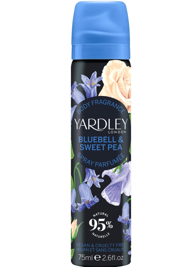 Yardley 75ML Deo Spray English Bluebell