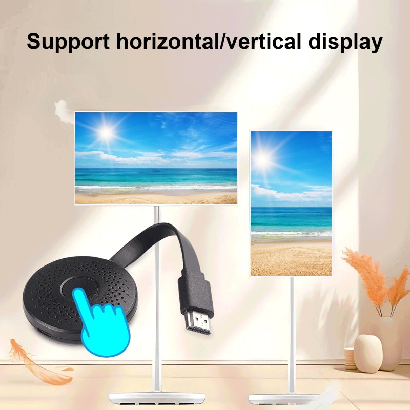 A30 Mobile Phone Wireless Screen Projection Device 4K HD Audio/Video Simultaneous Screen Transmitter Maximum Support 4K30hz DLNA Casting/TV Casting - Image 3