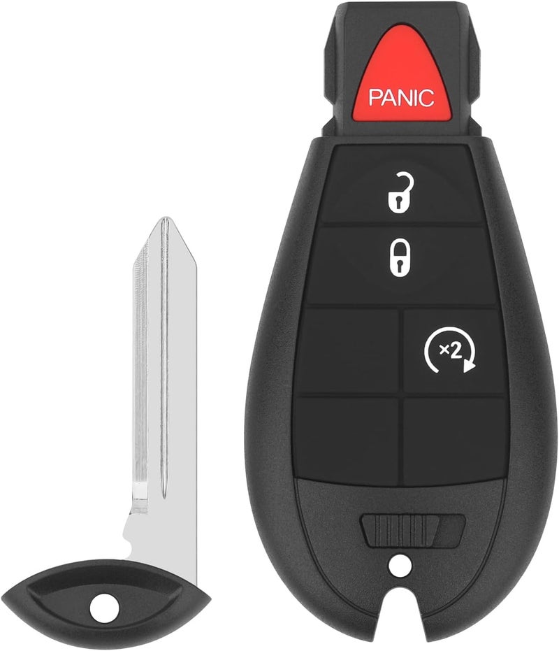 Vurkcy Key Fob Replacement for 2013-2021 Dodge Ram 1500/13-18 Ram 2500 3500 4500 5500 Car Keyless Entry Remote Control, GQ4-53T, 4 Buttons - Image 1