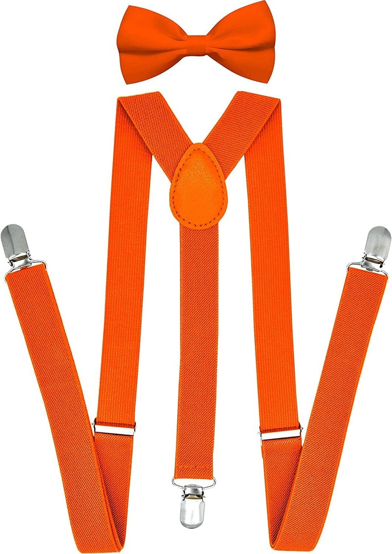 Trilece Men’s Suspenders and Bow Tie Set – Adjustable Y-Back Suspenders with Matching Bow Tie for Weddings and Formal Wear - Image 1