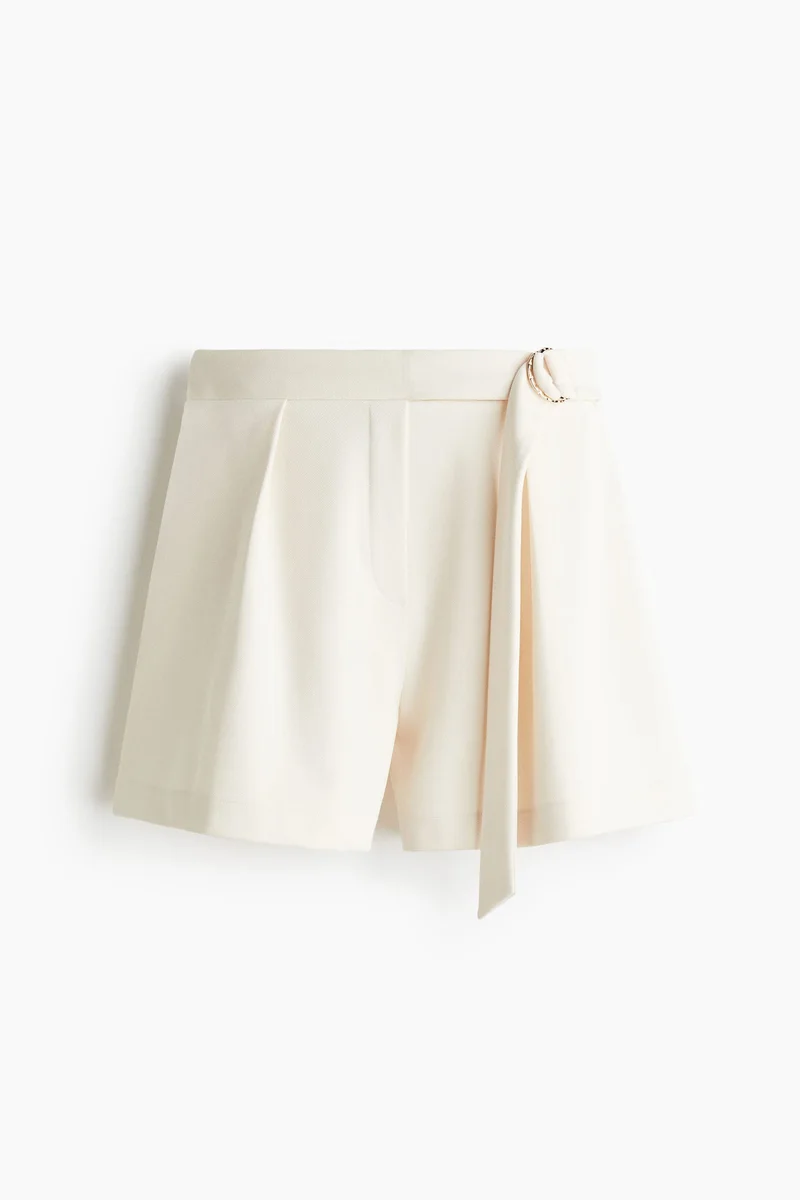 H&M Belted shorts