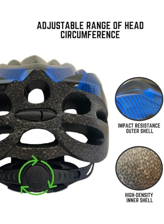 Rally Bicycle Helmet, Cycling, Scooter, E-Bike, Unisex, Adjustable Size, Removable Sun Visor, Comfortable Fit - Image 3