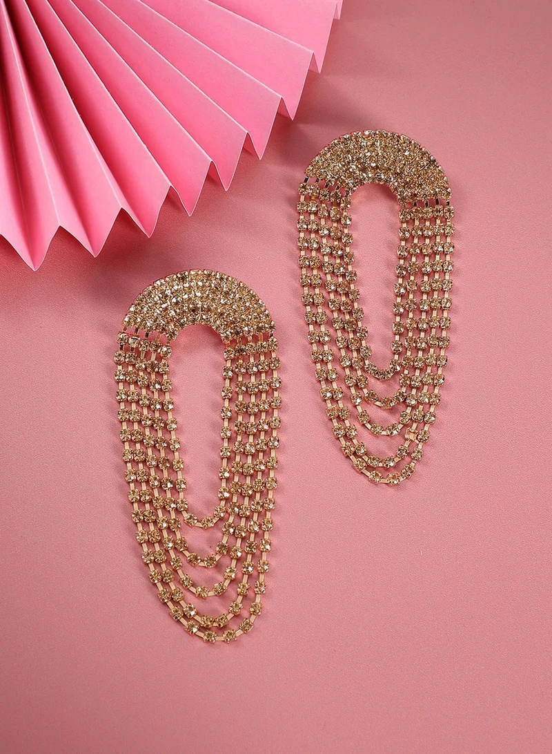 Sohi  Maxi Bling Artificial Drop Earring Jewellery for Women | Best Price UAE