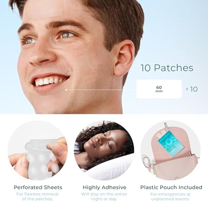 Cleof Hydrocolloid Pimple Patches (Made in Korea) FSA/HSA Eligible - Vegan, Hypoallergenic, Cruelty-Free Acne Circle Stickers for Overnight Use, for Zits, Spots, Pimples, Whiteheads (10 Count, XL) - Image 5