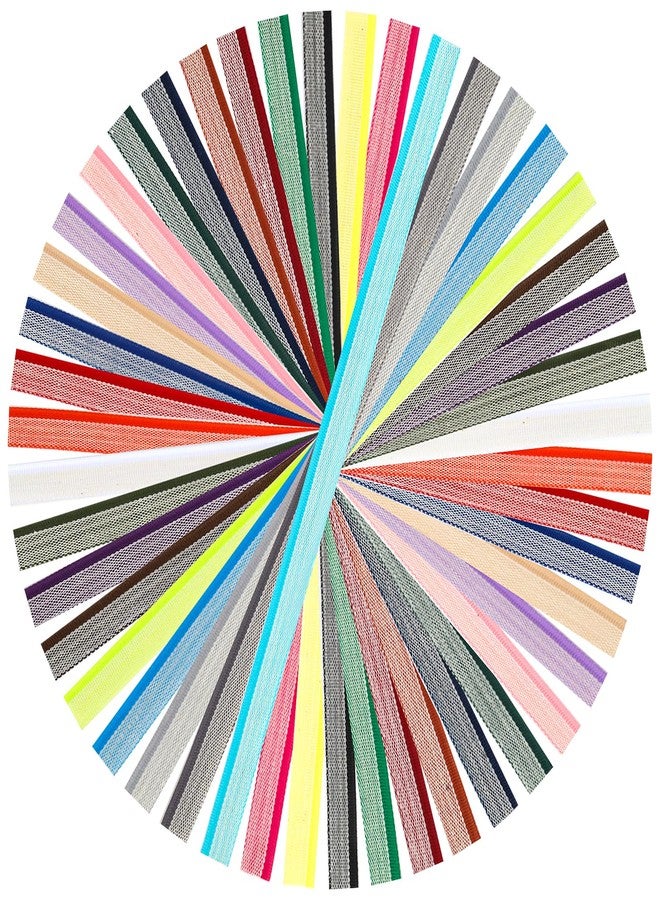 fuceury 24 Pieces Book Binding Endbands, 12 Inch 24 Colors Book Headband Cotton Binding Kit for Bookbinding, Book Decor - Image 1