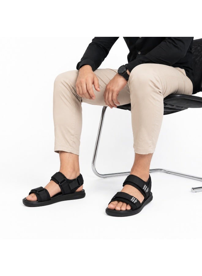 Men's Adjustable Casual Sport Sandals - Lightweight Walking Sandals with Hook & Loop Straps - Comfortable Outdoor & Everyday Wear - Image 1