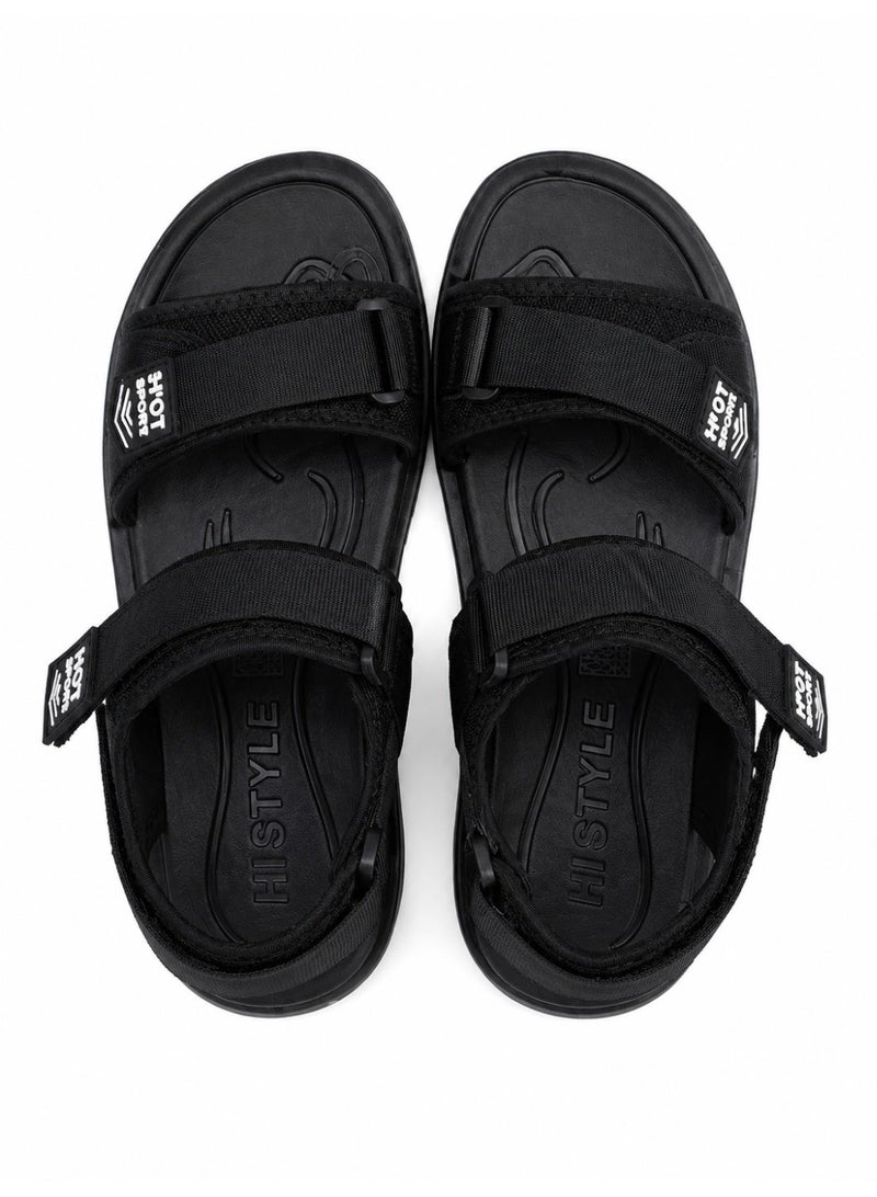 Men's Adjustable Casual Sport Sandals - Lightweight Walking Sandals with Hook & Loop Straps - Comfortable Outdoor & Everyday Wear - Image 2