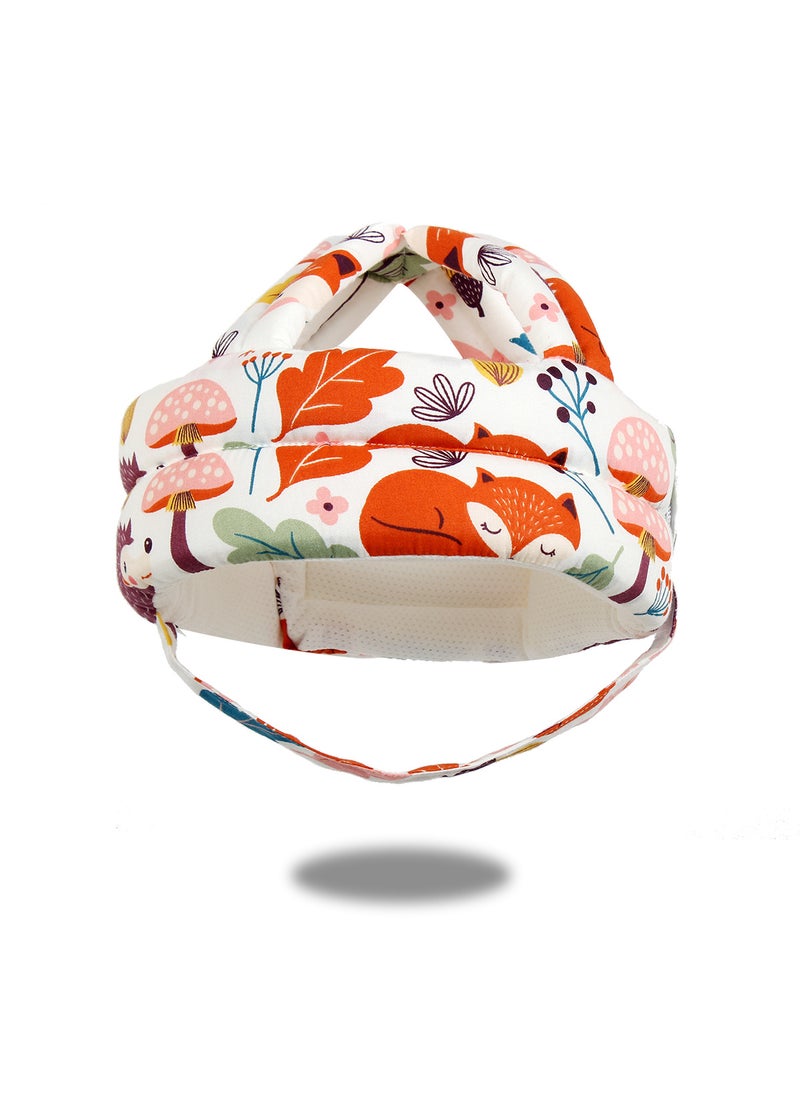 Generic - Baby Safety Helmet Soft Protective Headgear little white fox - Image 1