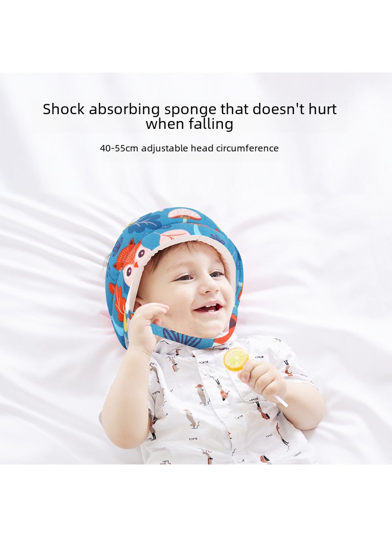 Generic - Baby Safety Helmet Soft Protective Headgear little white fox - Image 1