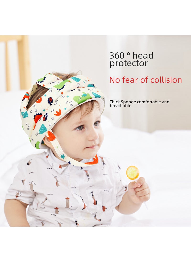 Generic - Baby Safety Helmet Soft Protective Headgear little white fox - Image 1