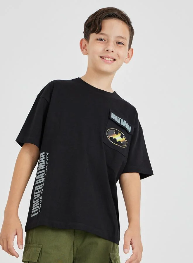 ستايلي Styli Graphic Print Short Sleeve T-Shirt