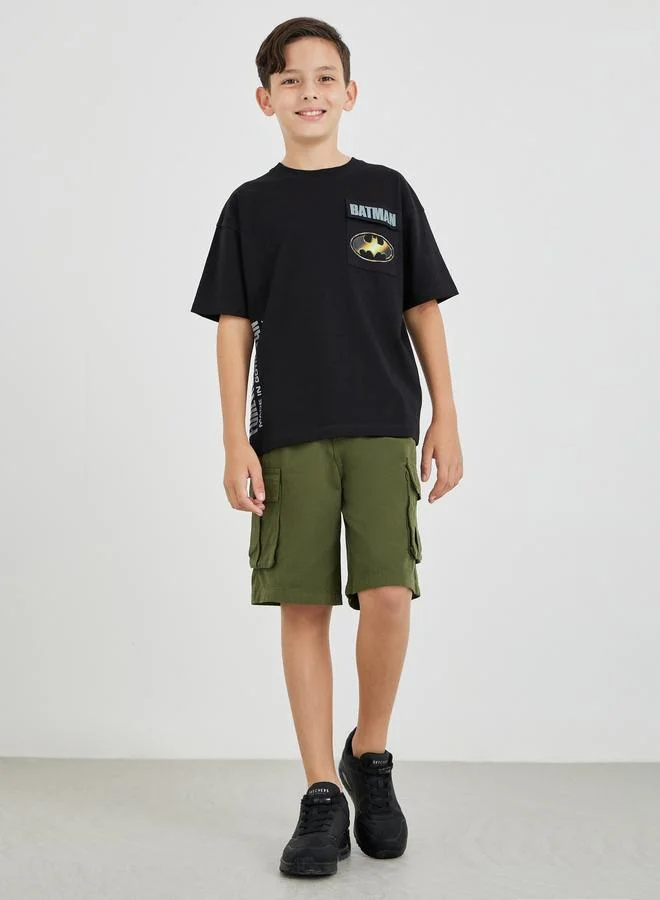 ستايلي Styli Graphic Print Short Sleeve T-Shirt