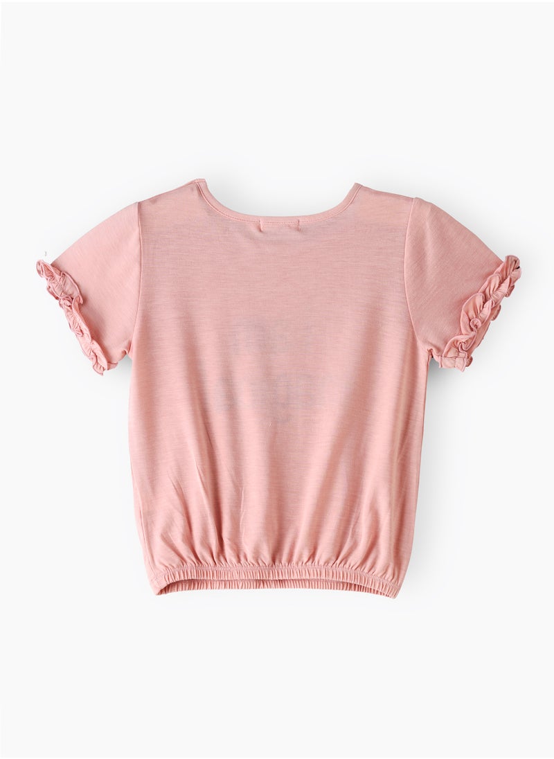 Jelliene Sunshine Squad: Girls' Comfy Cotton Tees Playful & Summer Fun  - Image 2