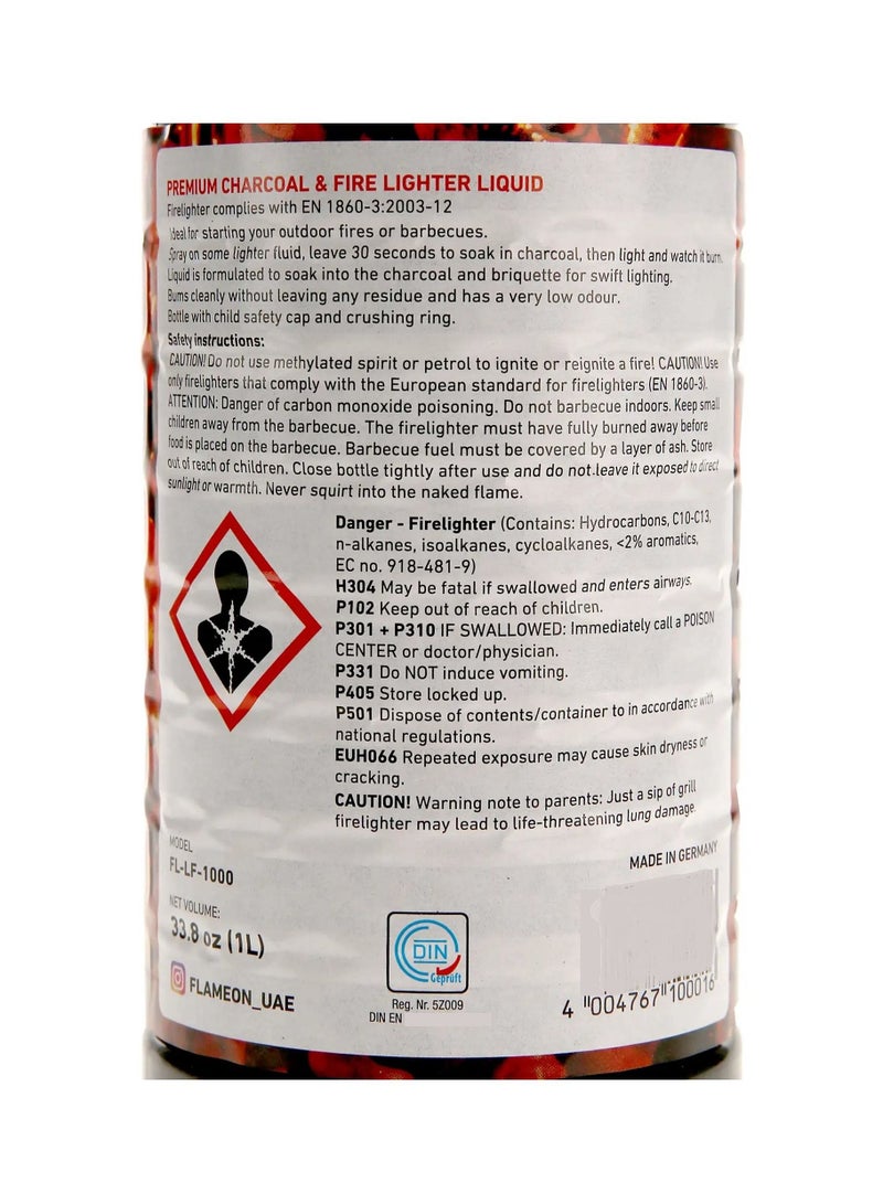 فلايم-أون سائل ولاعة الفحم 1000 مل - Image 3