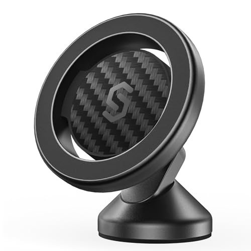 SYNCWIRE MagSafe Car Mount Flexible Rotation Magnetic Phone Holder for Dash Strong Magnets Universal Compatible iPhone Samsung Pixel MagSafe Car Accessories - Image 1