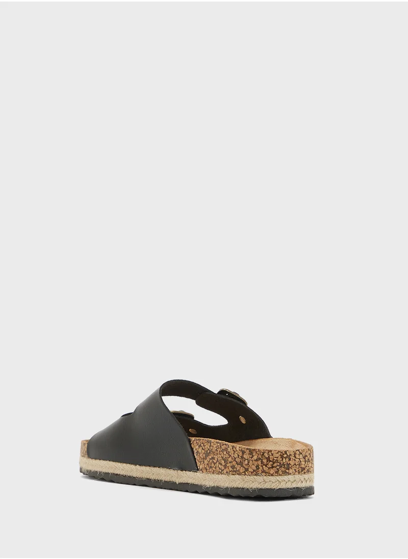 جينجر Double Strap Sandal Slide