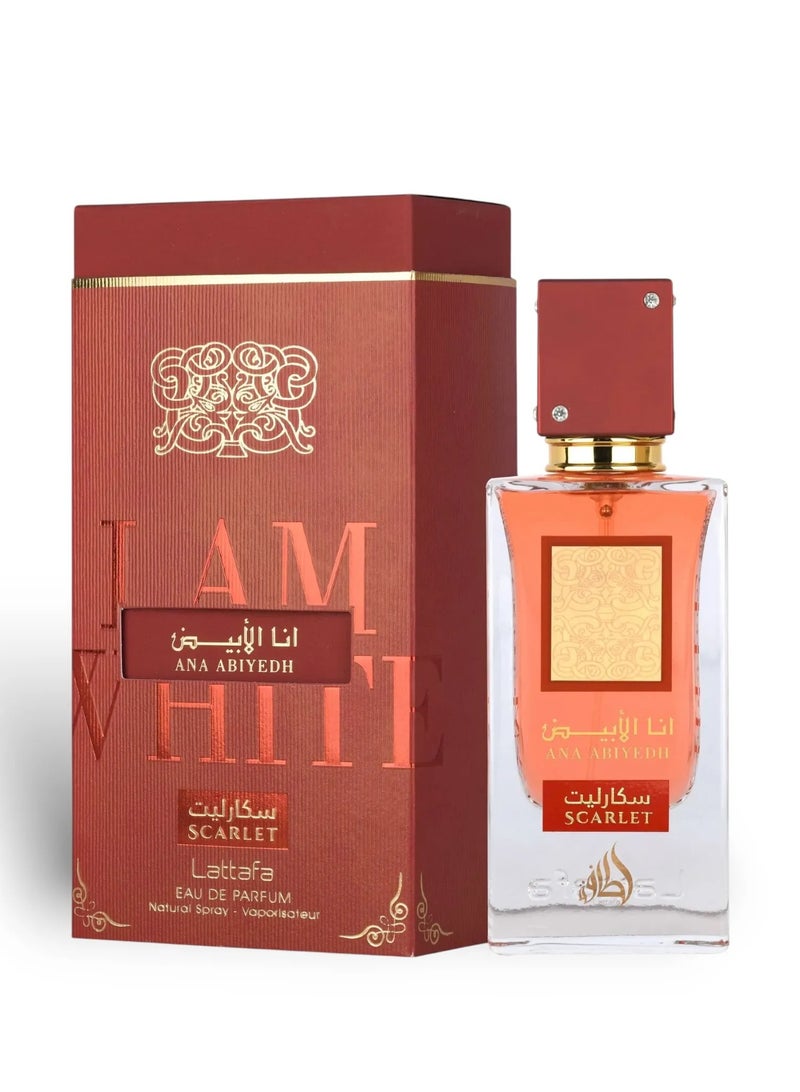Lattafa Ana Abiyedh Scarlet Unisex 60 ML EDP - Image 1