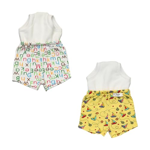 SNUGKINS Potty Training Shorts for Toddlers, Boys and Girls | 100% Cotton. (Size 2, Fits 2 3 Years) - Pack of 2 Multi-Color - Image 1