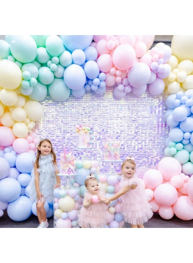 Biapian Pastel Balloon Arch, 104Pcs Rainbow Balloon Garland With 18/12/10/5 Inch Different Sizes Macaron Pink Blue Purple Party Latex Balloon For Birthday Baby Shower Wedding Party Decorations - Image 5