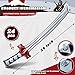 Deekin Ninja Inflatable Sword Ninja Samurai Inflatable Swords Katana Toy Blow up Samurai Toy Costume Accessories for Girls and Boys Birthday Theme Party24 Pcs - Image 4