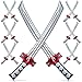 Deekin Ninja Inflatable Sword Ninja Samurai Inflatable Swords Katana Toy Blow up Samurai Toy Costume Accessories for Girls and Boys Birthday Theme Party24 Pcs - Image 2