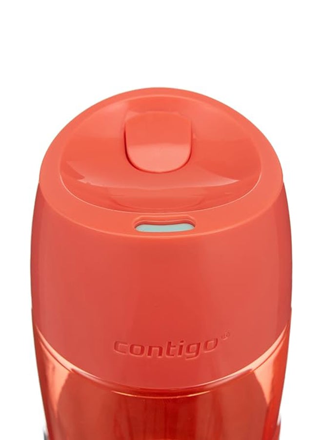 Contigo Swish Autoseal Water Bottle, 500 ml Capacity, Pink Peach - Image 4