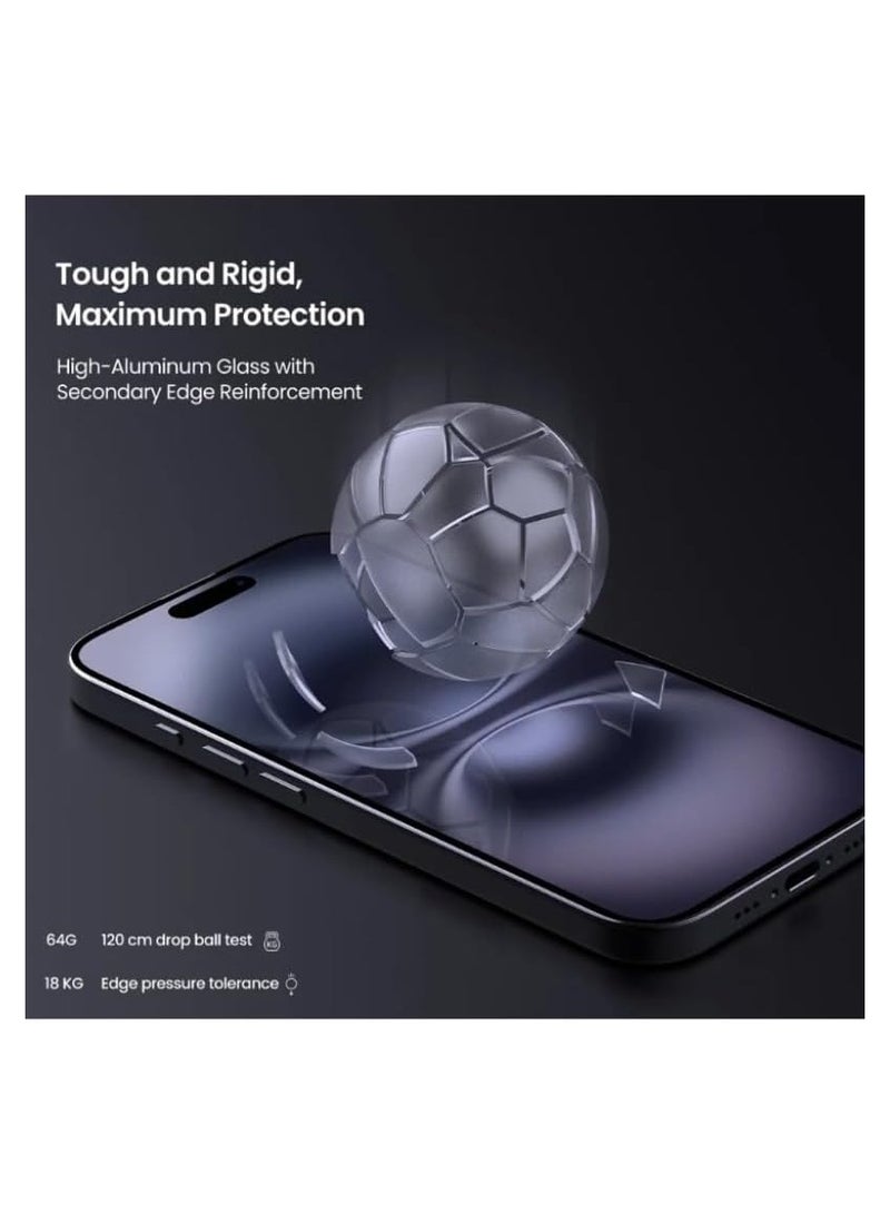 Nillkin Amazing Full Coverage H+Pro Anti Explosion Anti Explosion Tempered Glass Screen Protector 2.5D Fits Apple iPhone 16 Plus 0.25mm - Transparent - Image 5