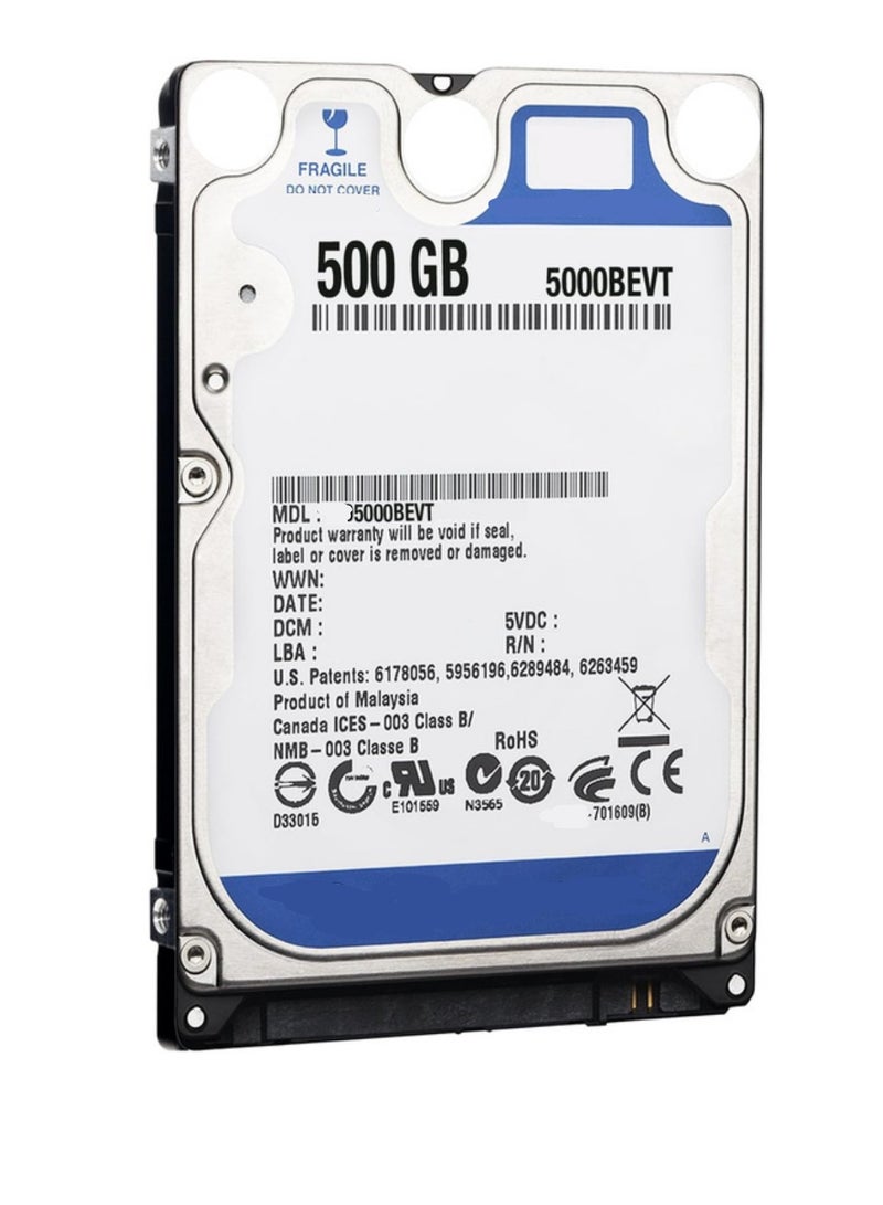 500GB 2.5" SATA II Internal Hard Drive - 5400 RPM, 8MB Cache - Image 1