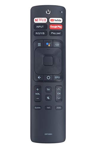 AULCMEET جهاز تحكم عن بعد صوتي بديل ERF3I69H متوافق مع تلفاز Hisense الذكي 4K 50RG 55RG 65RG 55H9100E 55Q8809 65H9100E - Image 1