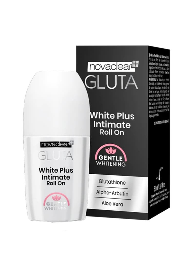 novaclear Gluta White Plus Intimate Roll On 50ml - Image 1