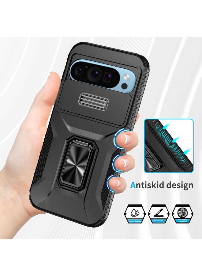 S-TOP Case For Google Pixel 9 / Pixel 9 Pro Sliding Camshield Holder Phone Case - Image 3