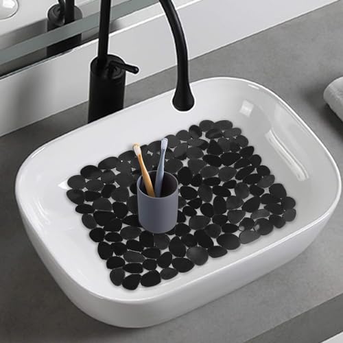 EZYHOME Kitchen Sink mat Set for Bottom of Kitchen Sink, Adjustable PVC Sink Mat Protector for Stainless Steel/Porcelain Sink, Quick Draining Dish Drying Mat (15.8inch x 12inch) - Image 5