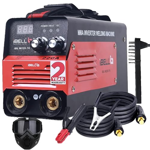 IBELL TOOLS iBELL M220-76 Inverter ARC Welding Machine 220A | Built-in Hot Start, Anti-Stick & Adjustable Arc Force | Heavy Duty IGBT Welder | 220V ±15% | Supports 1-5mm Electrodes- 2 Year Warranty - Image 1