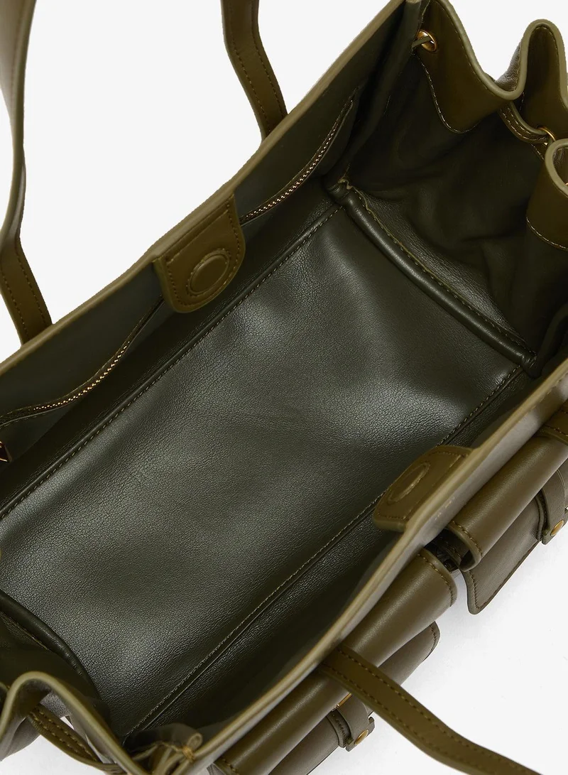 Jw Pei Dark Olive Linda Tote Bag for Women | Best Price UAE