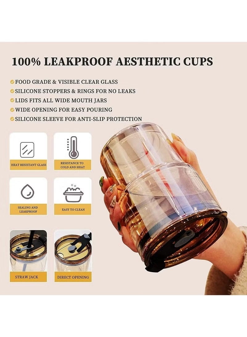 Gorgous Thermal mug with a secure lid and a protective leather sleeve – leak-proof cup that retains heat and cold – available in multiple colors. - Image 5