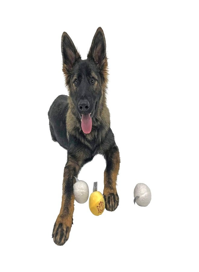 Midlee Snowball Fight Plush Dog Toy - 3"- Indoor Christmas Games for Pets - Image 3