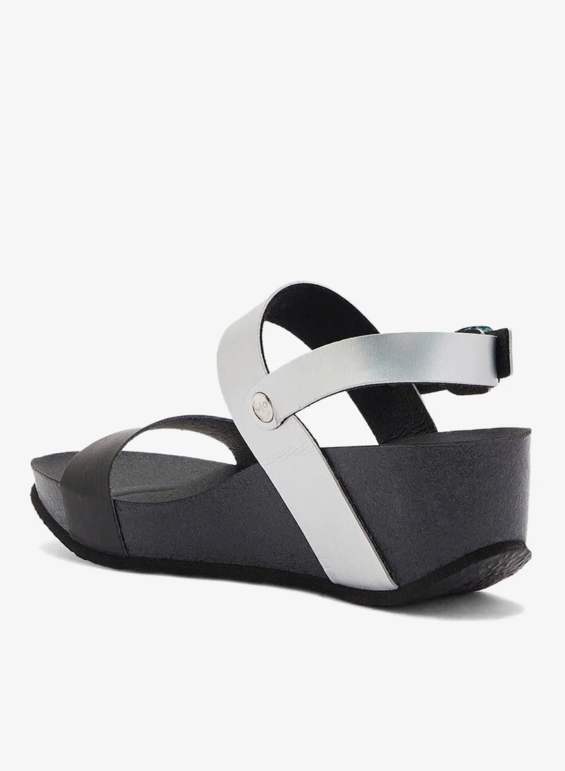 BAYTON Selene Strappy Mid Heel Wedges
