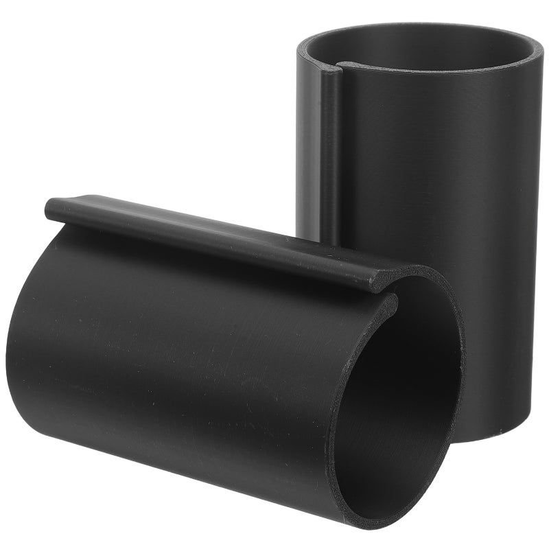 2pcs Painting Canvas Roll Holder - Rhinestone Canvas Roll Keeper – Scroll Fasteners Painting Organizer for Fabric Flat Storage Black - Image 1