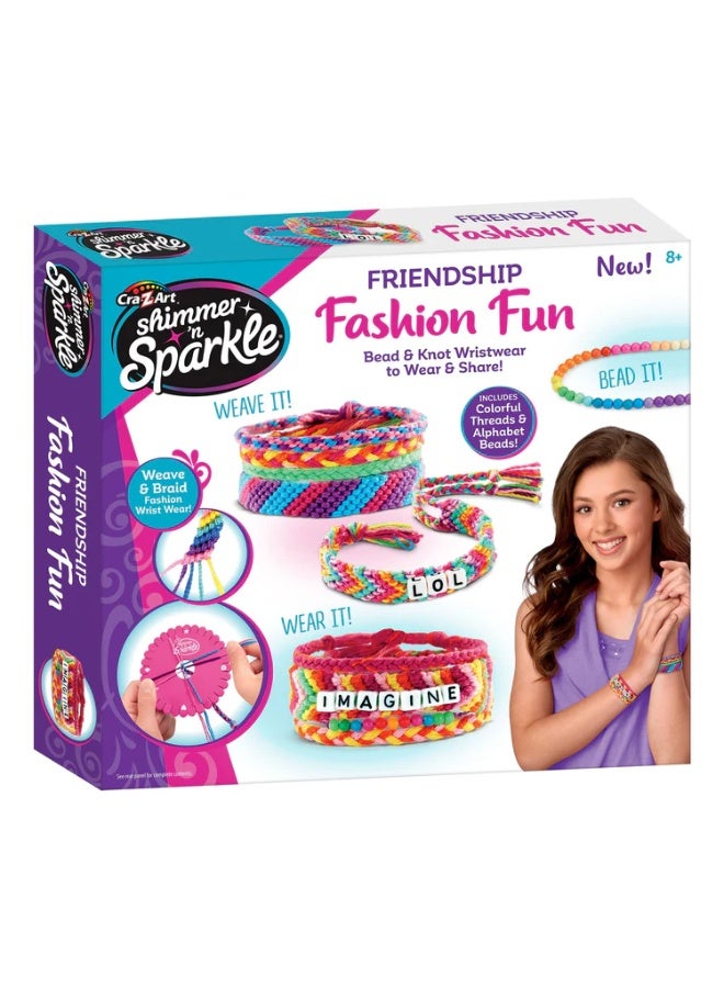 Shimmer N Sparkle A-Z Fashion Bead Bracelet SNS-17320