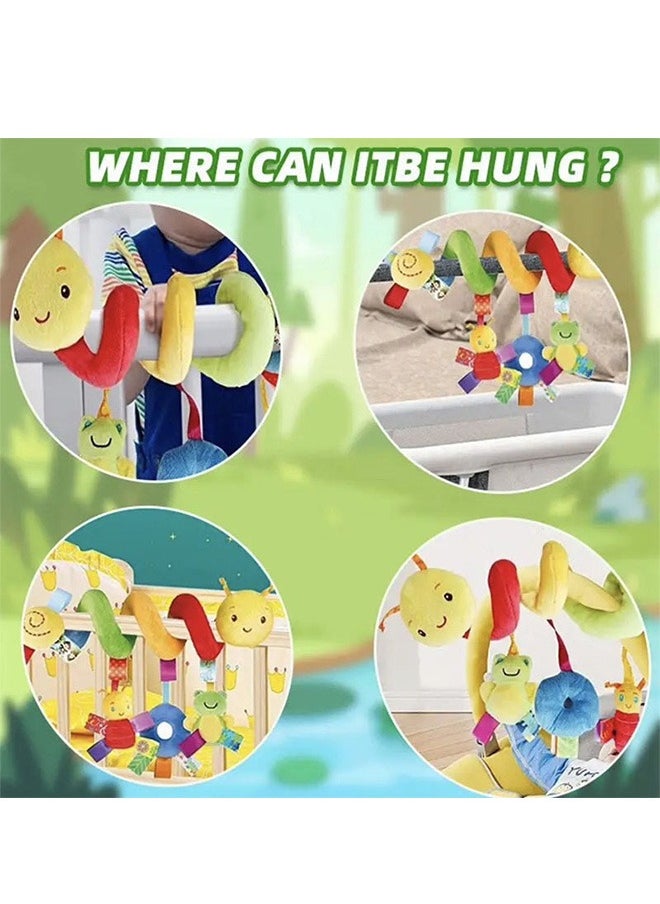 Bed Around The Car Hanging Caterpillar Color Label Baby Soothing Toys Educational Toys